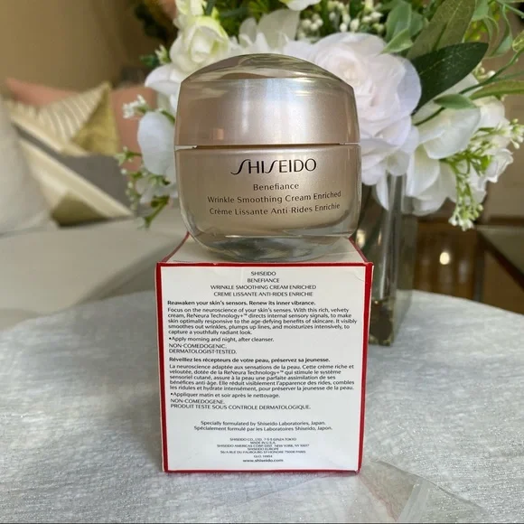 Shiseido Benefiance Wrinkle Smoothing Cream Moisturizer 50ml 1.7oz . - Picture 10 of 10